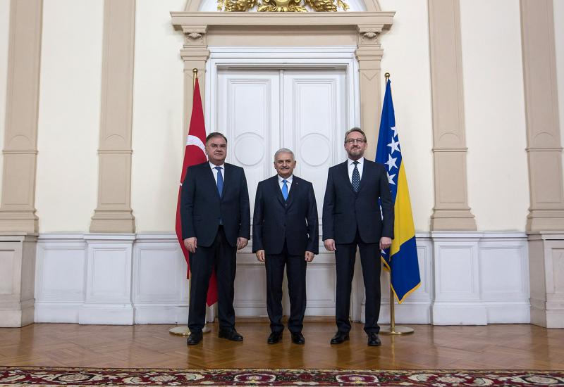 Izetbegović i Ivanić s turskim premijerom dogovarali Erdoganov posjet