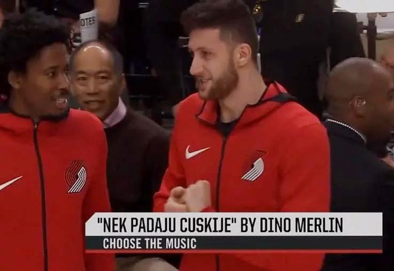 Nurkić se za Clipperse zagrijavao uz pjesmu Dine Merlina