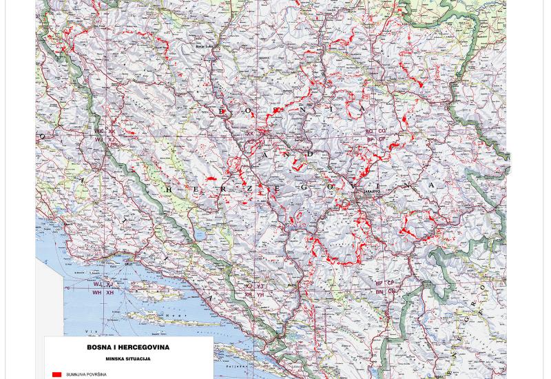 Minska situacija u BiH - Pazi mine: U HNŽ-u pod minama još 153,340 km²