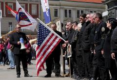 Postrojavanje radikanih pravaša dočekali antifašisti i interventna policija