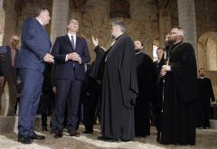 Dodik, Vučić i vladika Grigorije: Obnovom crkve, obnoviti Mostar