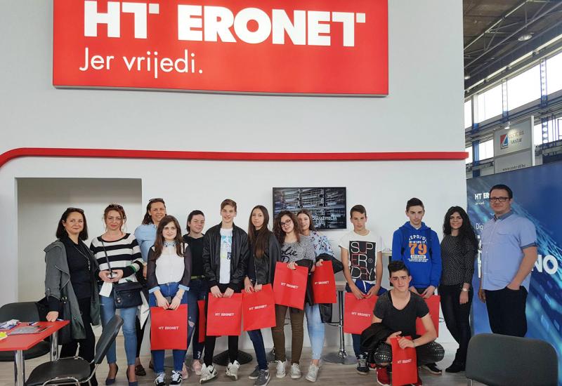 Učenici Srednje prometne škole Mostar posjetili štand Eroneta