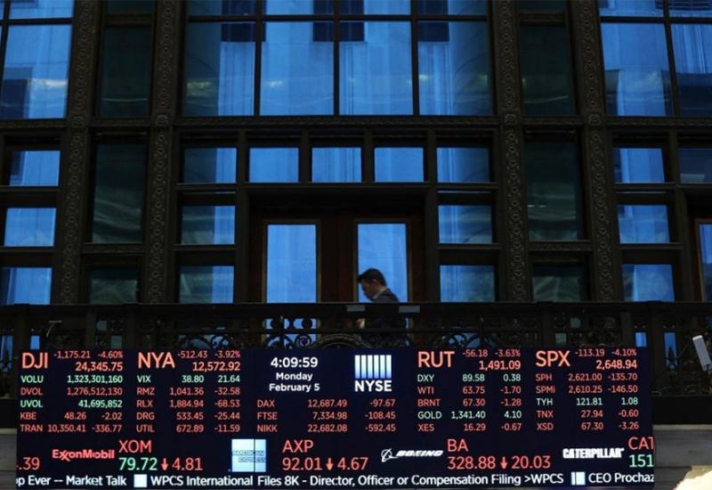  Cijene dionica na Wall Streetu prošlog tjedna pale, europske burze ojačale