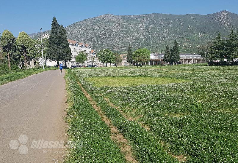 Ništa kosilica, ništa trimer: Mostarski stadion zarastao u travu 
