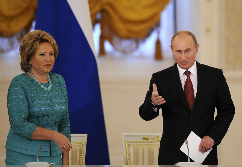 Valentina Matviyenko i Vladimir Putin - Najmoćnija žena Rusije u ponedjeljak u službenom posjetu BiH