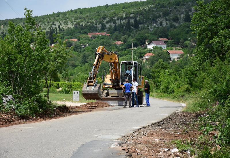 Čitluk: Napreduju radovi na rekonstrukciji ceste