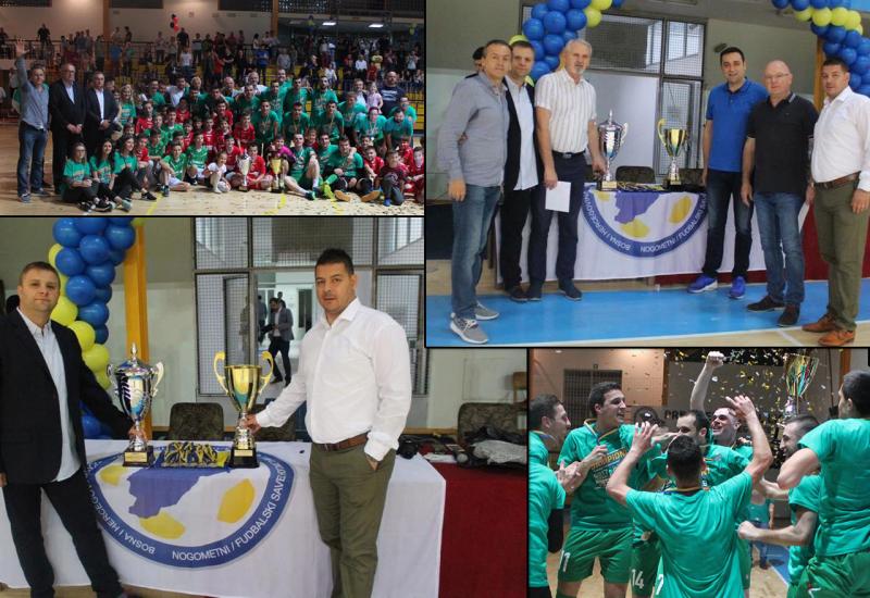 Mostar SG Staklorad završio je uspješnu sezonu i obranio naslov prvaka BiH u futsalu - Mostar SG Staklorad proslavio titulu i predstavio klupsku himnu