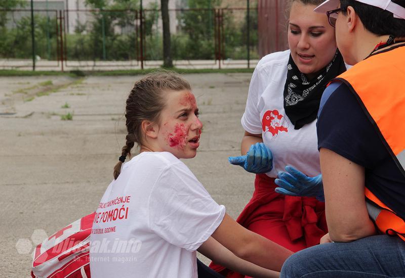 Mladi iz devet županija FBiH pružali prvu pomoć u Mostaru