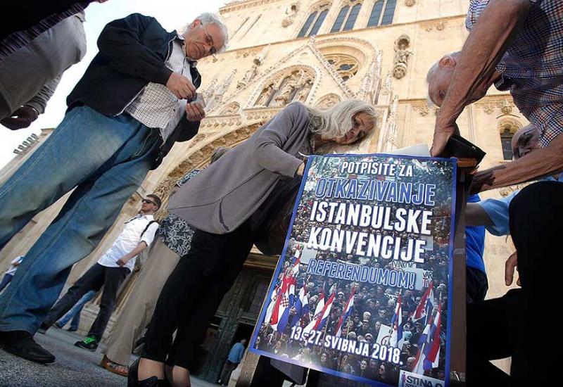 Potpisivanje za referendum o IK - Hrvatska: Započelo prikupljanje potpisa za referendum o Istanbulskoj