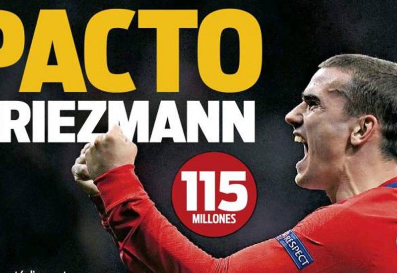 Barcelona i Atletico usuglasili cijenu od 115 milijuna za Griezmanna