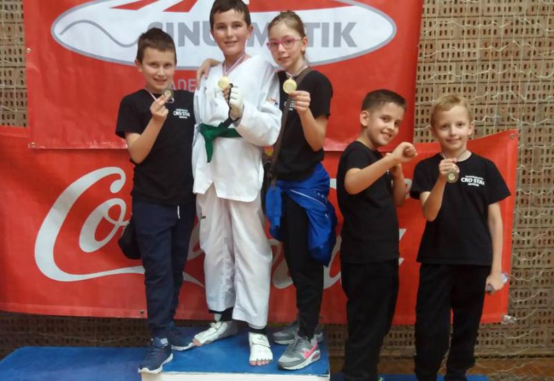Taekwondo klub Cro Star - Cro Star: Devet medalja na dva turnira