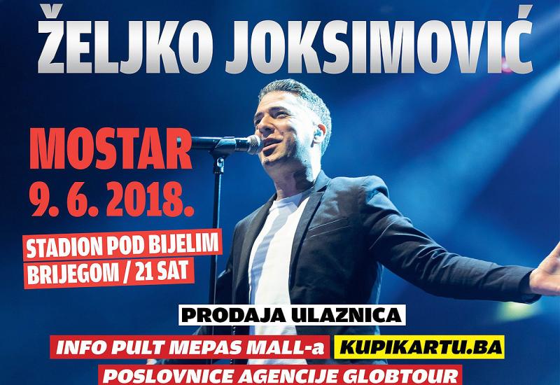 Veliko zanimanje za koncert Željka Joksimovića na stadionu u Mostaru