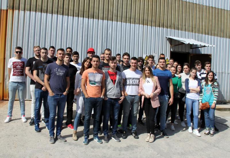 Mostarski studenti strojarstva obišli proizvodne pogone Aluminija