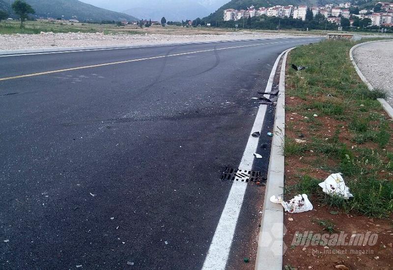 Mostar: Nepočišćeno staklo nakon prometne nesreće, prijetnja vozačima