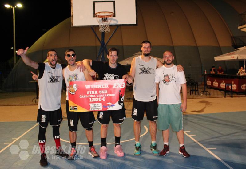Ekipa ''XXX'' pobjednik 3X3 Streetball turnira u Čapljini