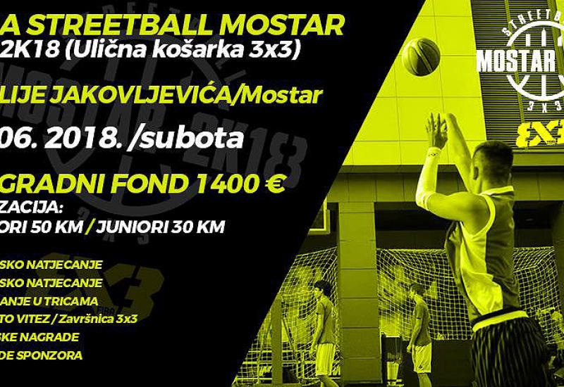Streetball turnir - U Mostaru turnir u uličnoj košarci 
