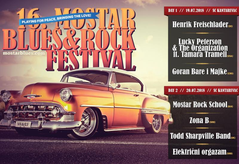 U prodaju puštene ulaznice za 16. Mostar Blues & Rock Festival