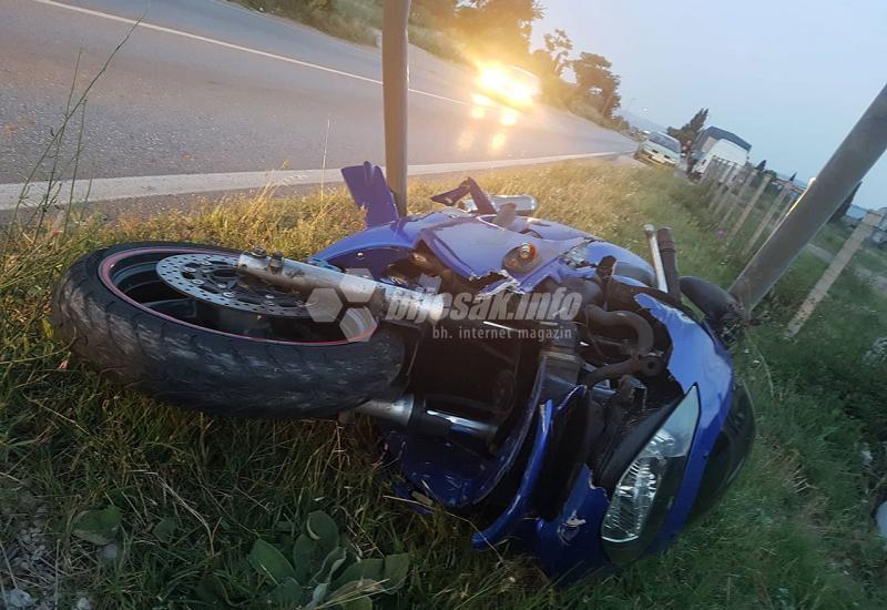 Mostar: U prometnoj nesreći lakše ozlijeđen motociklist