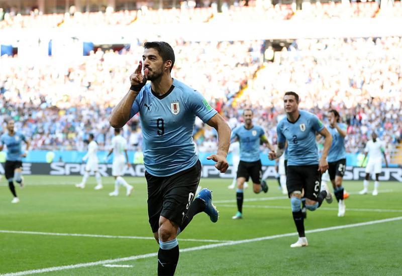Urugvaj golom Suareza pobijedio Saudijsku Arabiju