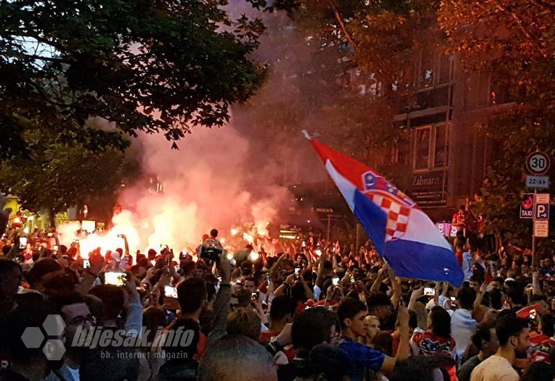 Donosimo djelić atmosfere: 10.000 Hrvata proslavilo pobjedu u Stuttgartu