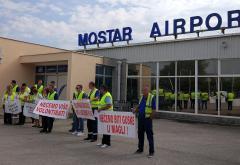 Štrajk zaposlenika Zračne luke Mostar: Nećemo karte u jednom pravcu