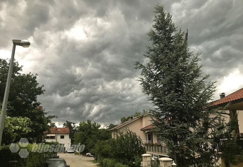Jače oborine u Hercegovini, upaljen žuti meteoalarm