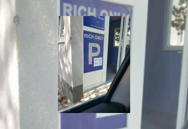 Parking ''samo za bogate'' u Tučepima