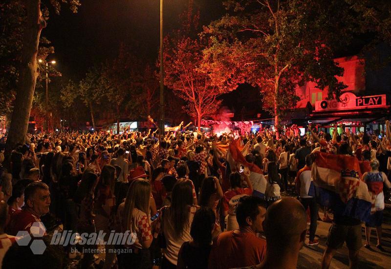 VIDEO | Ovako je Hercegovina proslavila pobjedu Hrvatske nad Rusijom