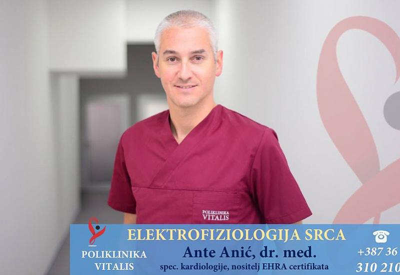 Liječnik Ante Anić u Vitalisu - U Polikliniku Vitalis stigao najbolji invazivni kardiolog u Hrvatskoj