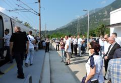 Svečano dočekan vlak u Jablanici