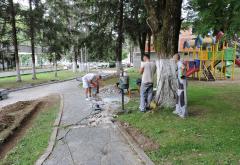 Jablanica: Obnavlja se gradski park