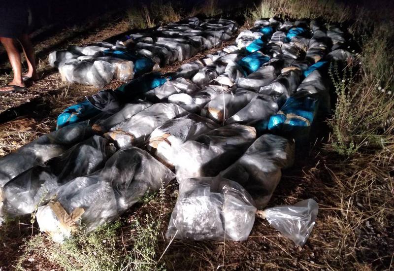Detalji akcije u Neumu: U 89 vreća skrio 660 kilograma droge