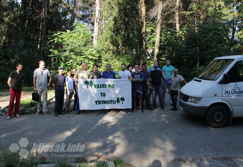 Volonteri u akciji čišćenja pluća grada Mostara