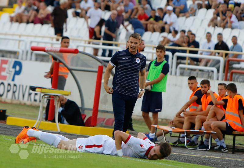 Ante Miše i Amer Bekić (leži na terenu) - Zrinjski u 90. minuti prokockao pobjedu protiv Vallette