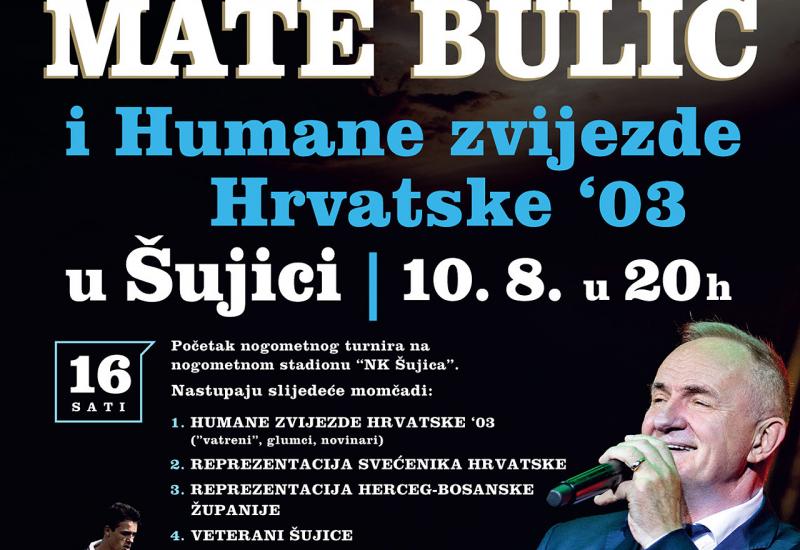 Mate Bulić i Humane zvijezde Hrvatske za obnovu Doma kulture u Šujici