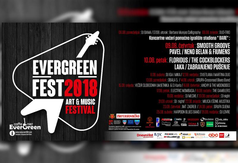 Danas u Čitluku kreću veliki koncerti Evergreen Festa