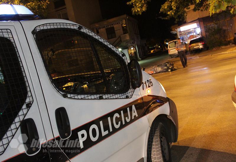 Sudar u Splitskoj ulici - Mostar: U sudaru automobila i motocikla ozlijeđena jedna osoba
