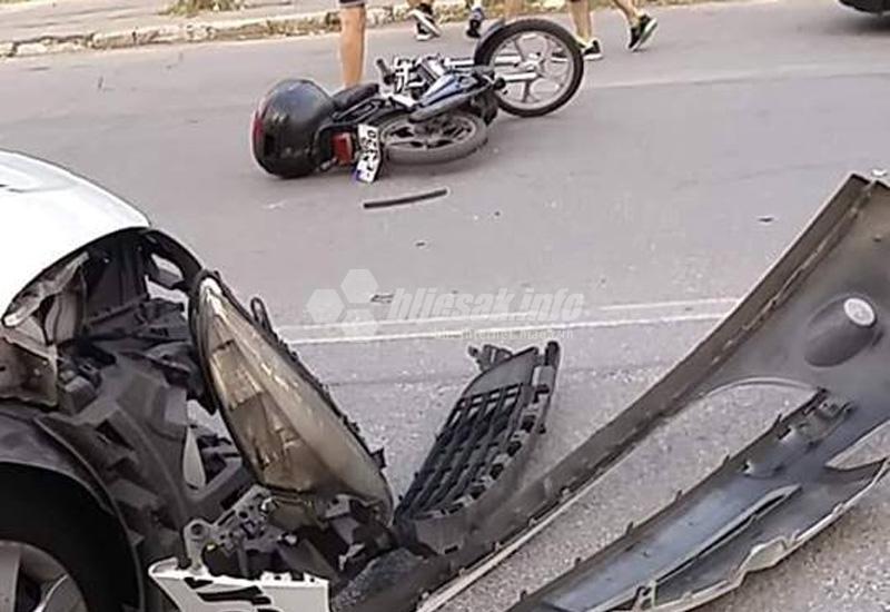 Sudar motora i taksi vozila u Mostaru - Mostar: Motorist nastradao u sudaru sa taksi vozilom