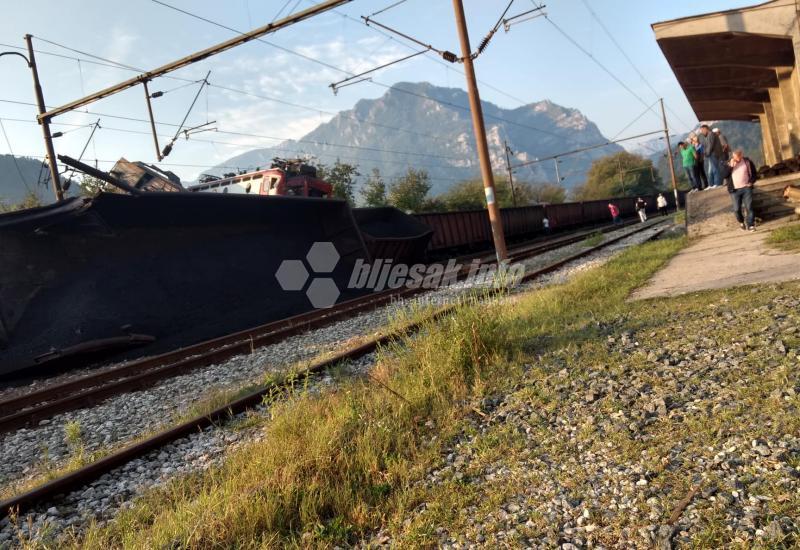 Mjesto nesreće - Jablanica: U sudaru vlakova poginule dvije osobe