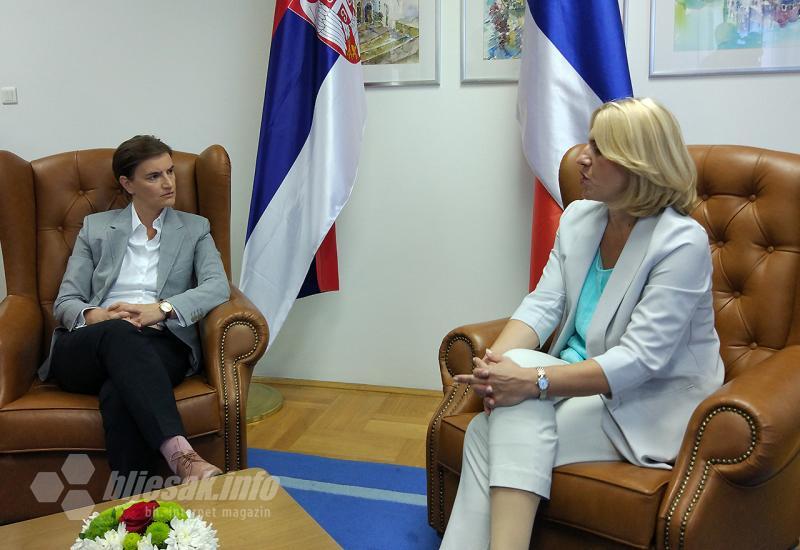 Počeo sastanak predsjednica vlada RS-a i Srbije u Trebinju