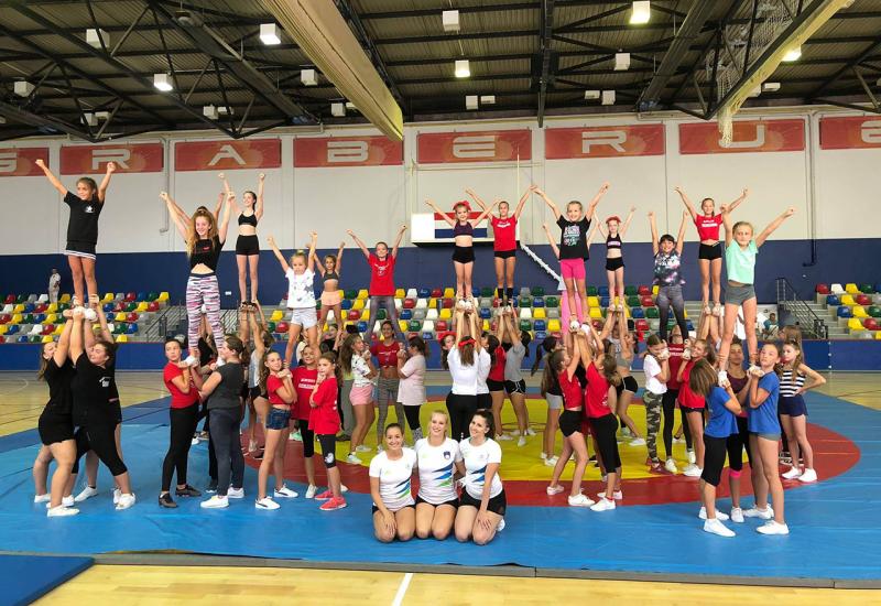 Cheerleading kamp održan je u Varaždinu - Širokobriješke cheerleadersice na kampu u Varaždinu