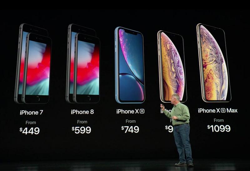 iPhone Xs Max prodaje se za 1249 dolara, a proizvodnja košta 449 dolara