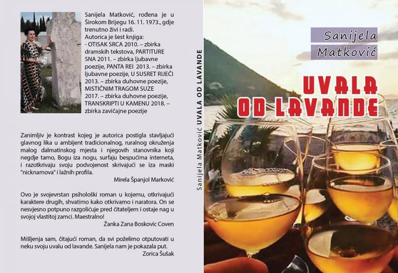 Uvala od Lavande - Sanijela Matković uskoro objavljuje prvi roman o labirintima ljudske osobnosti