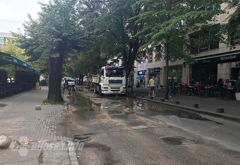 Mostar: Ulica zatvorena zbog sanacije ventila - Mostar: Ulica zatvorena zbog sanacije ventila
