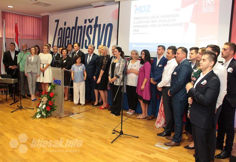 HDZBiH predstavio kandidate u Mostaru: Znanje i obrazovanje nam jamče opstanak i ostanak