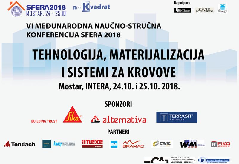 Mostar domaćin konferencije 'Tehnologija, materijalizacija i sistemi za krovove'