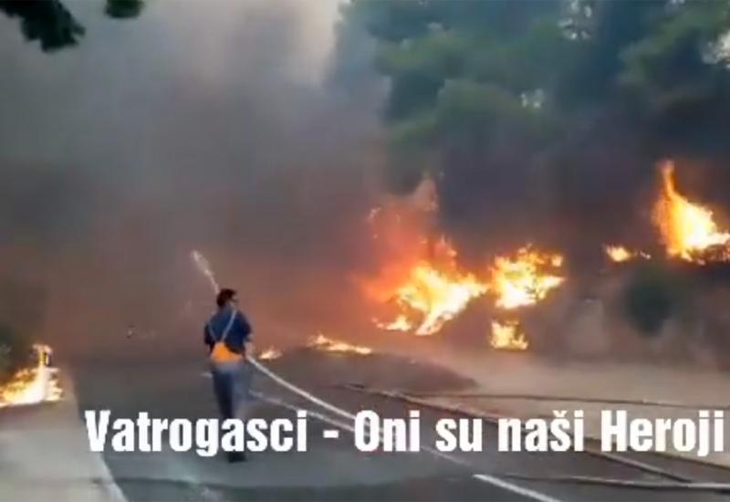 VIDEO: Gori Pelješac, naređena evakuacija ljudi 