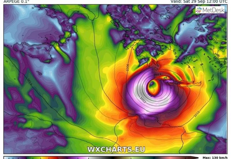 SEVERE WEATHER EUROPE  - U Sredozemlje dolaze opasni uragani