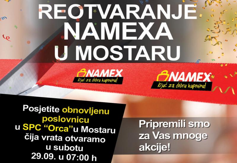 Mostar: Namex poziva kupce na reotvaranje trgovine