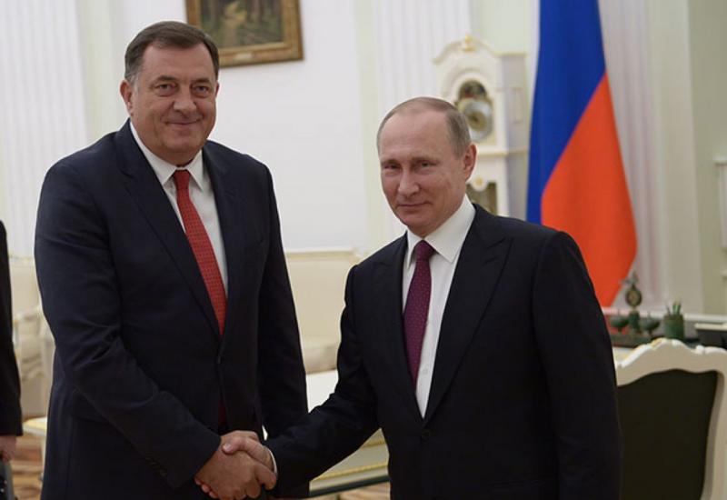 Milorad Dodik i Vladimir Putin - Putin poželio Dodiku sreću na izborima u listopadu